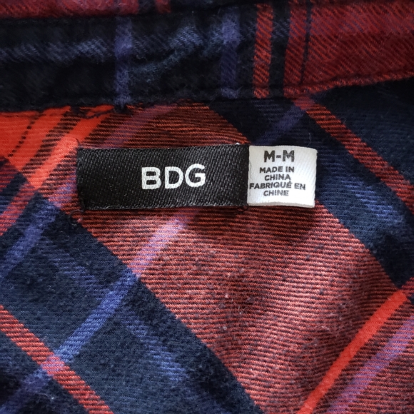 UO- BDG Flannel Button Down Shirt - Picture 5 of 5
